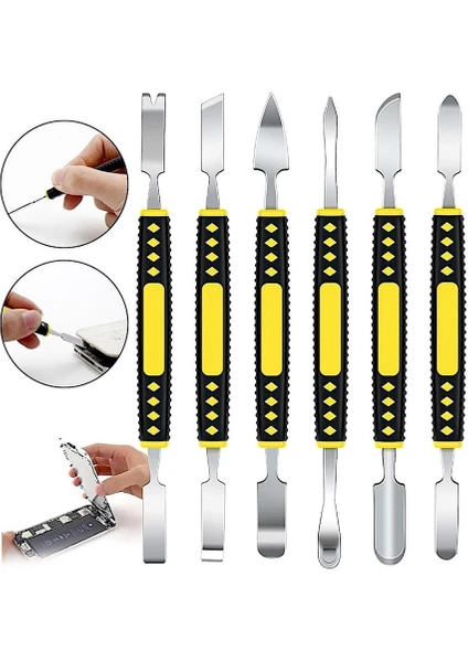 VIP Kalite 6 Parça Elektronik Spatula Tamir Set