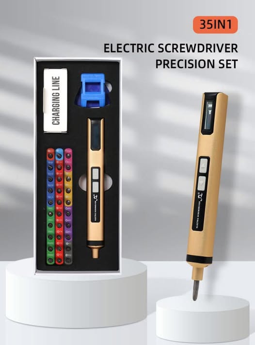 31 Parça  Elektrikli (Şarjlı) Tornavida Seti