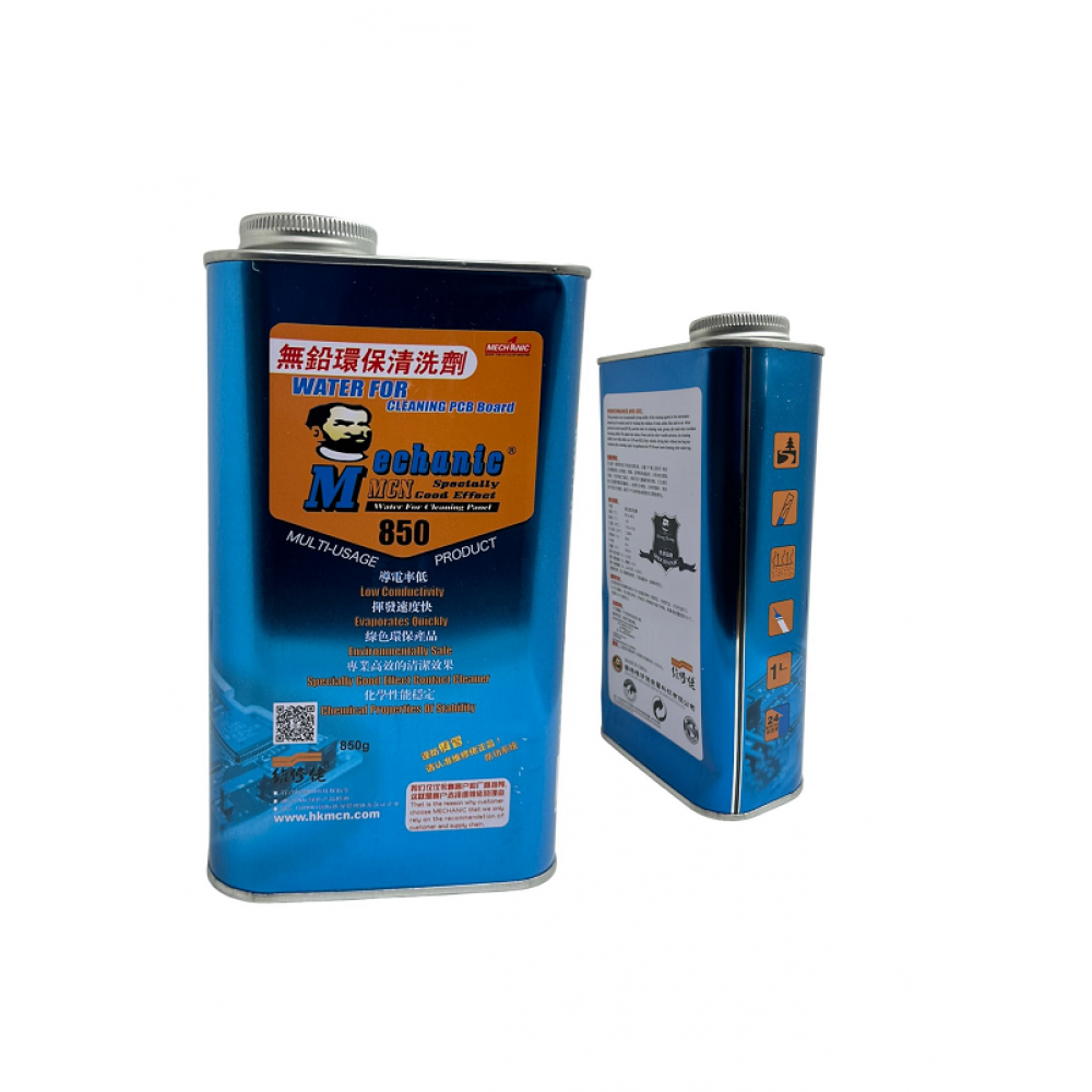 MECHANIC Mcn 850 Pcb Bord Flux Temizliyici Selülozik Tiner 850ml