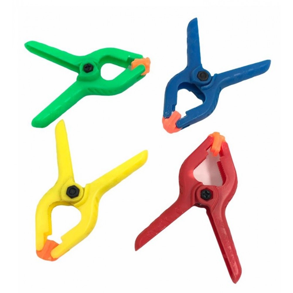 Yaylı Kıskaç Mandal El Tipi Plastik Mengene (Bir Adet)