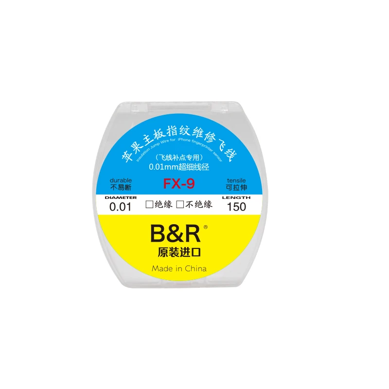 B&R FX-9 Yalıtımlı Yol Çekme Teli 0.01 mm  150 mt