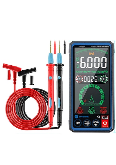 SUNSHINE DT-22AI DİJİTAL ÖLÇÜ ALETİ DOKUNMATİK EKRANLI MULTİMETRE