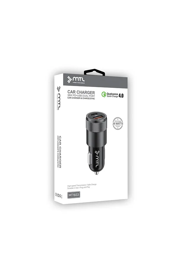 MTL 20W HIZLI ARAÇ ŞARJ CİHAZI MT1833