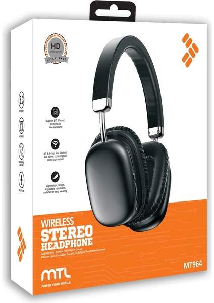 MTL Kablosuz Kulak Üstü Kulaklık MT964