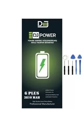 Dj Power Iphone 6 Plus Yüksek Amperli Güçlendirilmiş Batarya 3810 Mah