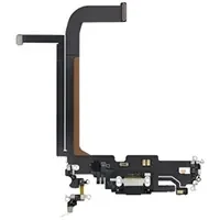 Apple İphone 13 Pro Max Şarj Soketi Filmi Flex (Siyah)