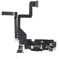 Apple İphone 14 Pro Şarj Soketi Filmi Flex (Siyah)