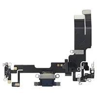 Apple İphone 14 Şarj Soketi Filmi Flex (Siyah)
