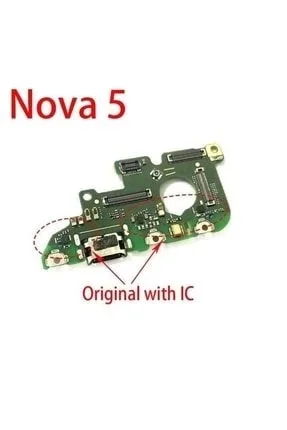 Huawei Nova 5 Şarj Filmi Bord Alt C/C Flex Soket